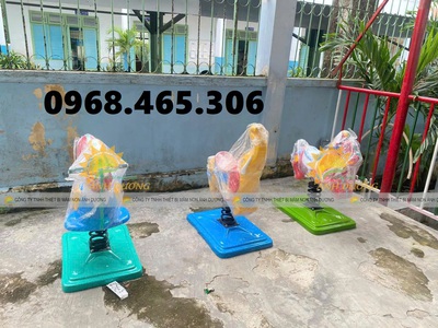 Thú nhún con ngựa, thú nhún lò xo trẻ em 3