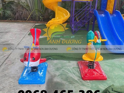 Thú nhún con ngựa, thú nhún lò xo trẻ em 1