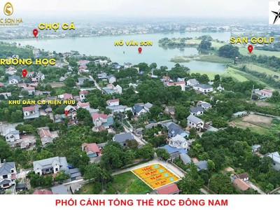 Cách hồ văn sơn hơn 1km đất sổ đỏ sẵn lô góc a4 - giá chỉ 27 tr/m , chỉ 2,8 tỷ 4