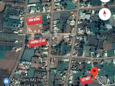 Bán đất 250m2 100m2đất ở 580tr ở thành phố pleiku- gia lai 3