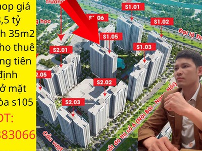 Cần chuyển nhượng căn shop tòa s105 vinhomes smart city với giá chỉ 8,5 tỷ 0