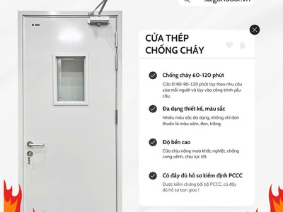 Cửa Thép Chống Cháy: Giải Pháp Bảo Vệ Toàn Diện Cho Mọi Công Trình 3