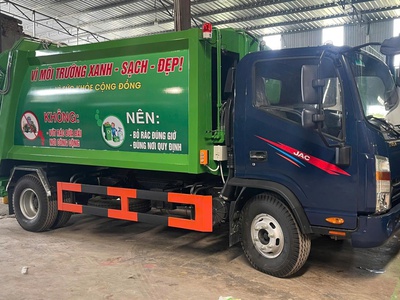 Xe chuyên dụng xe cuốn ép rác 1