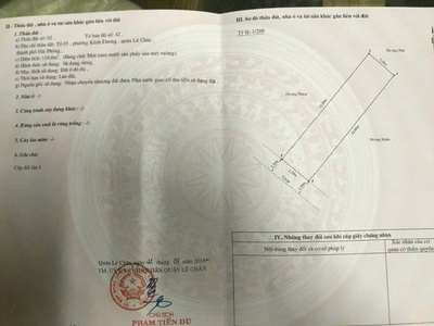 Đất phân lô quán nam, 117m mt5.3, giá 5.3m gần đại học hàng hải 2