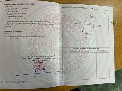 Lô đất vị trí đẹp đầu tư là sinh lời chính chủ cần bán nhanh lô đất tại thị xã hoàng mai tỉnh 0