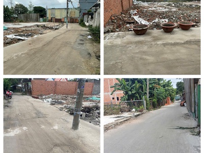 Bán đất đẹp đường 6m thông- bà điểm, hóc môn 0