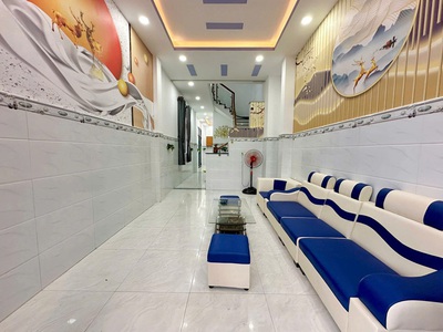 Bán nhà mới full nội thất hẻm xe hơi 8m - vị trí gần khu đ,18 b, phường bình hưng hoà a, bình tân 1