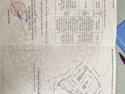 Siêu phẩm đất nền mộc châu 1.121m , 800m thổ cư, vị trí tiềm năng 2