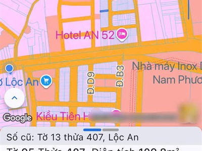 Đất đẹp   giá tốt - cần bán đất sổ đỏ tại xã  lộc an, long thành, đồng nai 1