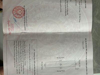 Lô đất đẹp, cách mặt đường 203 chưa đến 50m. Cái Tắt, An Đồng, An Dương, hp 0