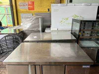 Thanh lý tủ bàn mát inox vinacool 2 cánh - nhập khẩu trung quốc-mới 95 0