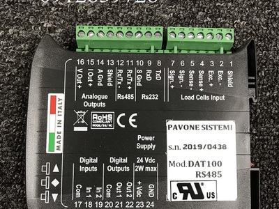 Đầu cân điện tử Pavone DAT100 truyền thông RS485, xuất xứ Italy 0