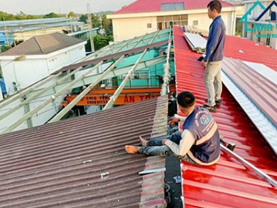 Đơn vị uy tín chuyên thi công và cải tạo mái tôn trọn gói giá ưu đãi 0