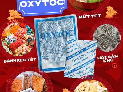 Cách bảo quản chống mốc bánh mứt, nhờ gói hút oxy oxytoc 1
