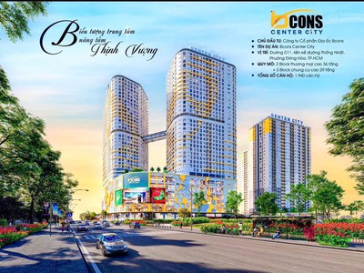 Hot Căn hộ Bcons Center City - Sở hữu chỉ với 143Tr - 209 tiện ích 0