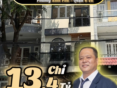 nhà 4 tầng mới mặt tiền đường 44 bình phú 2 giá 13,4 tỷ - tìm nhà phố 0