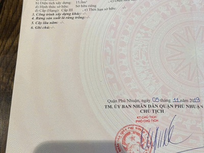 Bán nhà 72/19 huỳnh văn bánh p 15 phú nhuận giá : 2,6 tỉ có thương lượng 2