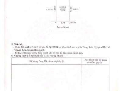 100m tái định cư nguyên khê- đông anh 2