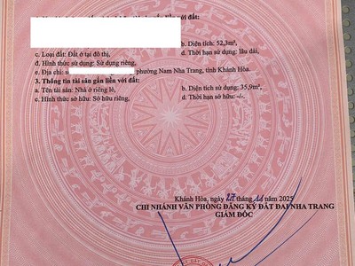 Bán lô đất có nhà cấp 4 hẻm xe hơi lê hồng phong nam nha trang 3