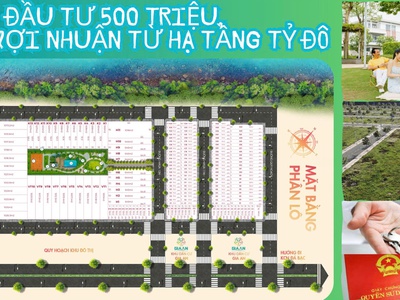 Chỉ cần 500 triệu sở hữu ngay lô đất 5x22m 80tc nhựa 10m nh hàng hỗ trợ 70 ân hạn 24 tháng 0