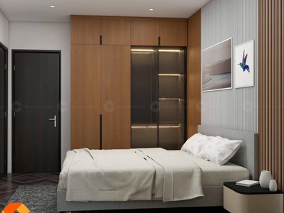 Combo Phòng Ngủ Gỗ Công Nghiệp Hiện Đại Cho Căn Hộ 2