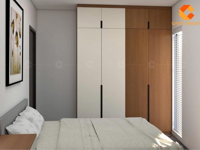 Combo Phòng Ngủ Gỗ Công Nghiệp Hiện Đại Cho Căn Hộ 1