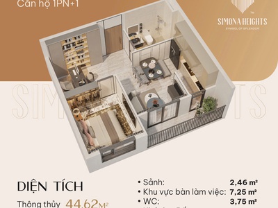 Siêu phẩm căn hộ 1pn - view 3 bãi biển simona quy nhơn 3