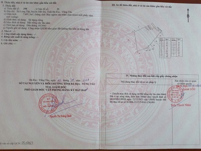 Bán 7691.5 m đất xã long tân, đất đỏ, giá 2,7 tỷ/sào. lh:0938677702. 4