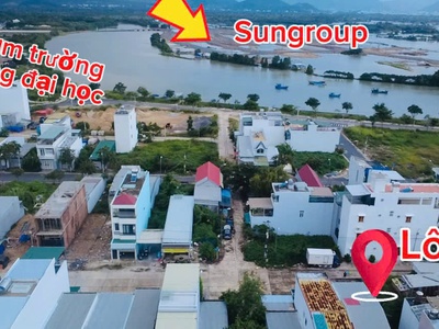 Hiếm có giá cực tốt bán lô đất tđc hòn rớ 2 hướng sông gần sun group cụm đại học nam nha 2
