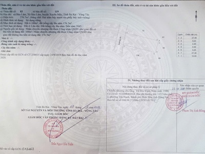 Chủ bán đất đẹp gần chợ bàu lâm, xuyên mộc, bà rịa-vũng tàu 0