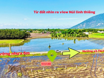 Mặt tiền đường nhựa view trực diện núi bà đen full thổ cư 140m2 sẵn sổ ra thị trấn dmc chỉ vài phút 1