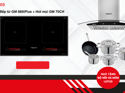 BẾP TỪ GERMAN nhập khẩu Đức - Mua bếp tặng nồi 0