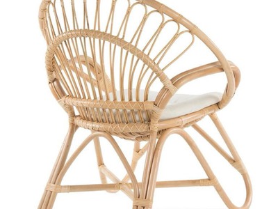 Ghế đơn mây đuôi công nhỏ 2