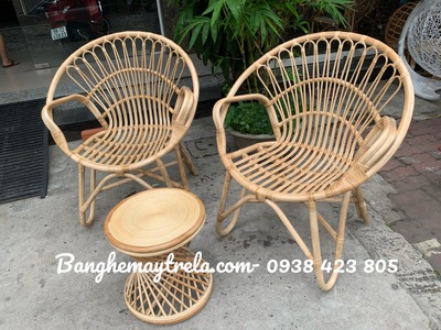 Ghế đơn mây đuôi công nhỏ 5