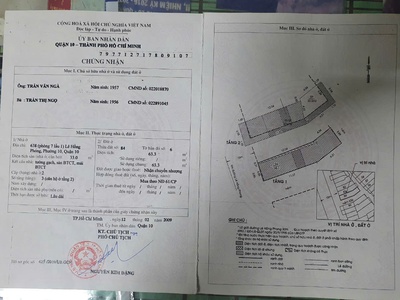 Bán nhà tập thể tầng 2 ngay mặt tiền 638 Lê Hồng Phong Q10 0
