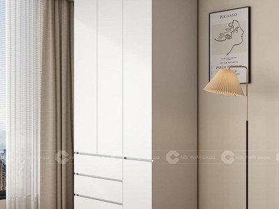 Tủ Quần Áo Gỗ Công Nghiệp TAM095 Sang Trọng 0