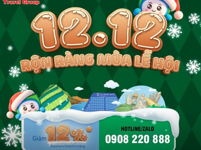 12.12 Rộn ràng mùa lễ hội Bamboo Airways giảm ngay 12 giá vé 0