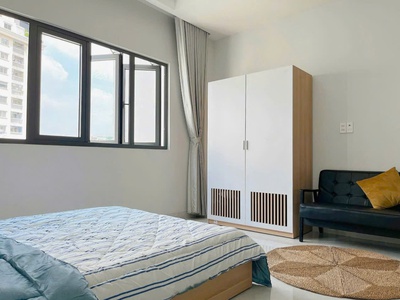 Cho thuê căn hộ dịch vụ full nội thất thang máy 60 nguyễn tư nghiêm, q.2 1