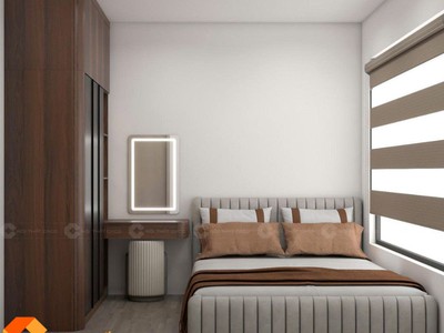 Combo Phòng Ngủ Tone Nâu Trầm Sang Trọng, Ấm Cúng 2