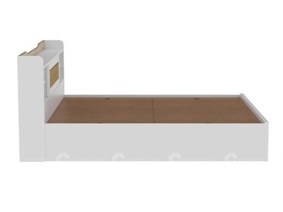 Giường Ngủ Gỗ Công Nghiệp Có Kệ Trang Trí Tối Ưu Lưu Trữ 0