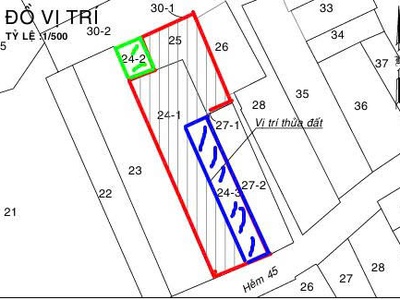 Tin thật 100 bán đất tặng nhà 51m2 tại hẻm 45 trần thái tông - hxh 5m - gpxd 6 lầu xây chdv 3
