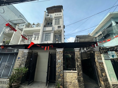 Tin thật 100  bán đất tặng nhà 177m2 tại hẻm 45 trần thái tông - hxh 5m - gpxd 6 lầu xây chdv 4