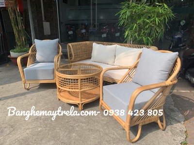 Sofa mây tự nhiên cho phòng khách 0