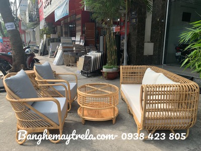 Sofa mây tự nhiên cho phòng khách 1