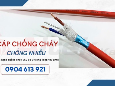 Dây tín hiệu chống cháy chống nhiễu 2x0.75/2x1.0/2x1.5/2x2.5 Altek Kabel đạt chuẩn IEC60331, BS6387 1