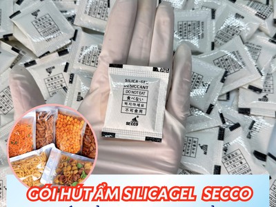 1Kg Gói Hút Ẩm Silica gel 1g-2g-5g chống ẩm mốc, bảo quản thực phẩm, đồ điện tử, may mặc 0