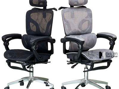 Ghế công thái học full lưới ngả lưng có gác chân CR03001-M 2