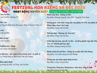 Tour Làng hoa Sa Đéc 1 ngày - Tết Dương lịch - SGC Tourist 2