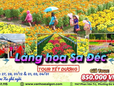 Tour Làng hoa Sa Đéc 1 ngày - Tết Dương lịch - SGC Tourist 0
