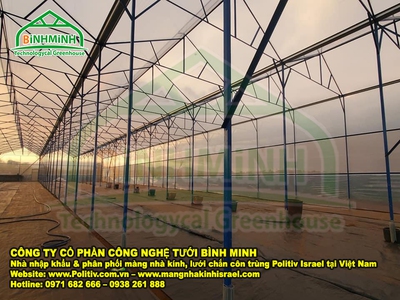 Nhà lưới trồng rau sạch 0
